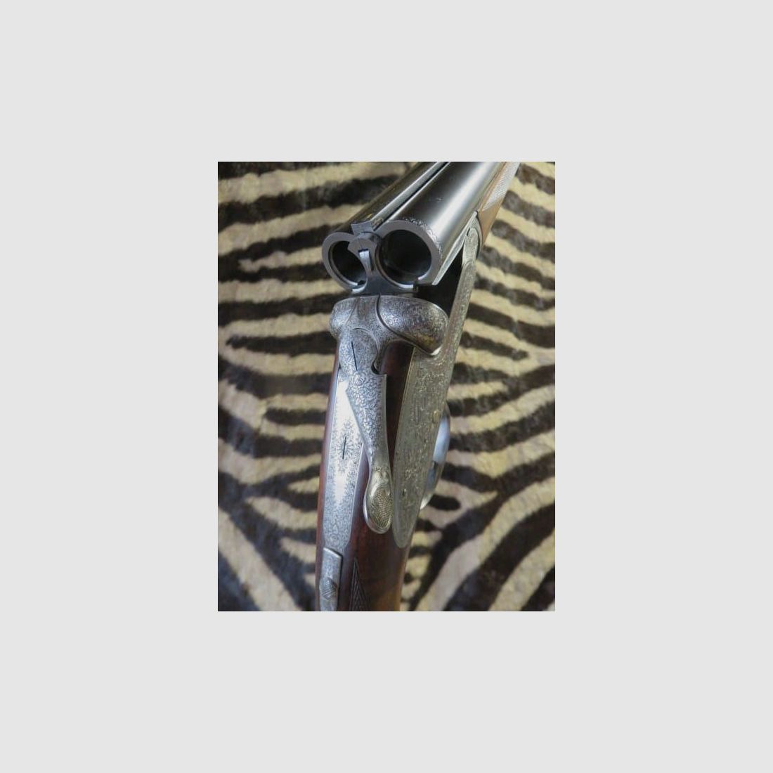 LEBEAU-COURALLY Flinte Kal.20/70 2 Läufe: 71 cm 1/4 1/2 & 66 cm glatt glatt – Waffenkoffer, Bild 12 von 16