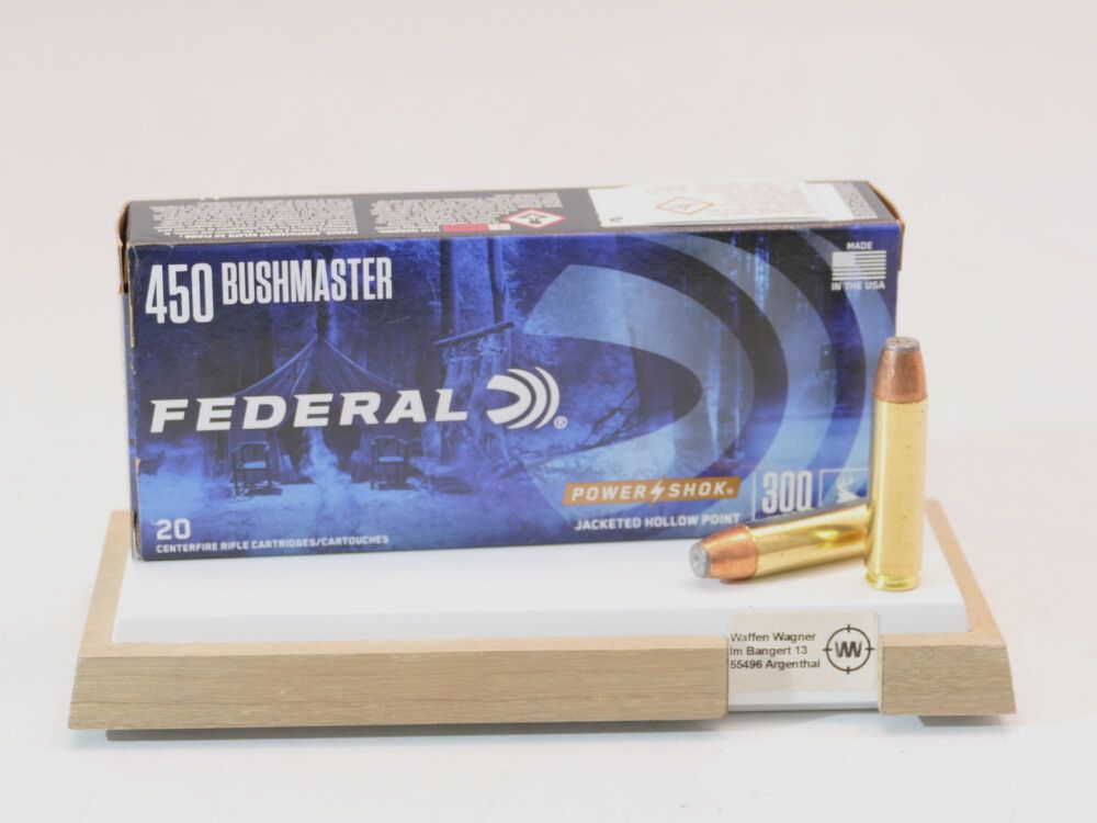 Federal Power Shok SP 300grs. à20 .450 Bushmaster, image 1 of 2