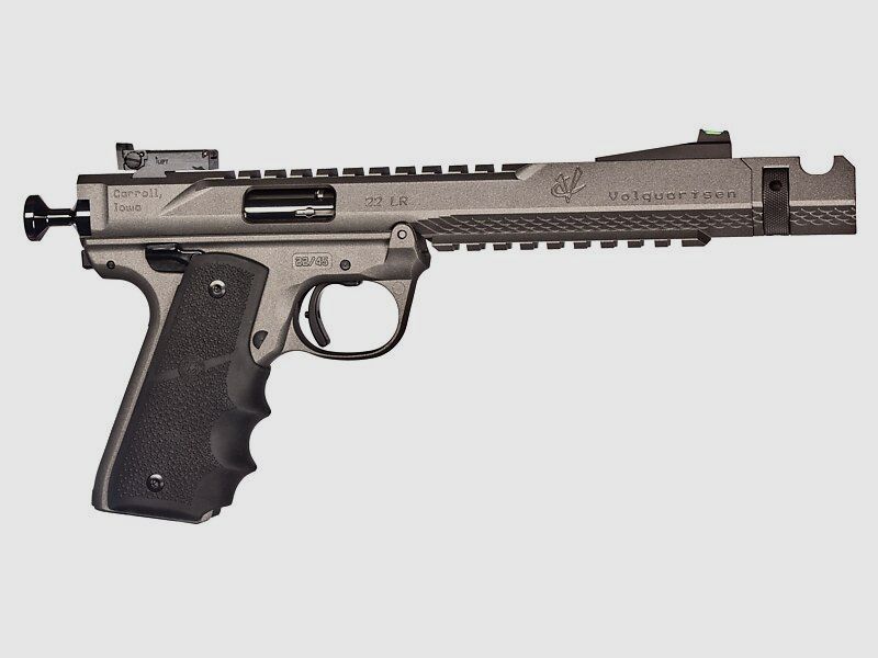 Volquartsen Black Mamba 6" - Cerakote Tungsten - Fiber Optic Front Sight