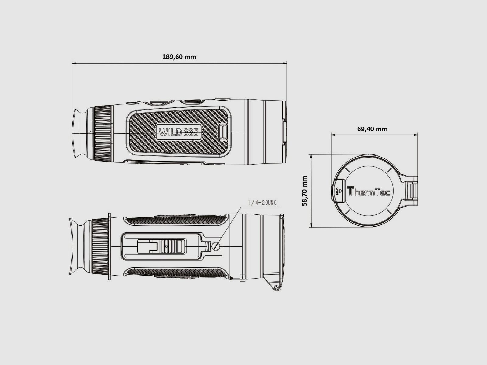 ThermTec Wild 335 Wärmebildkamera