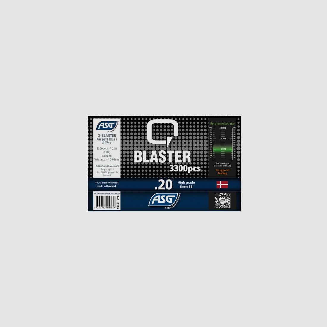 ASG 0,20G Q BLASTER KUGELN IN 3300 ML FLASCHE