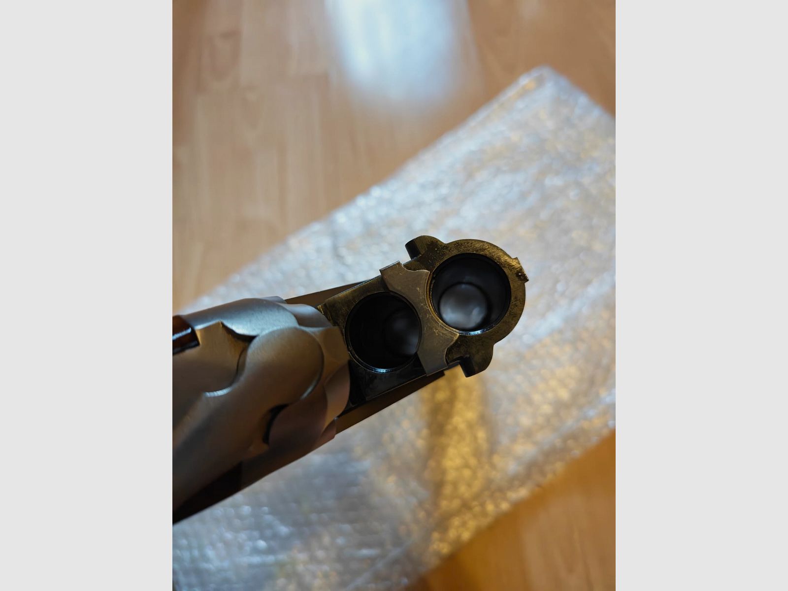 MWM STEEL HUNTER .68 home defense Pepperball / Paintball double-barrel shotgun / double-barrel shotgun "Sawed off" SPECIAL EDITION / UNIQUE with stainless steel receiver | NEW