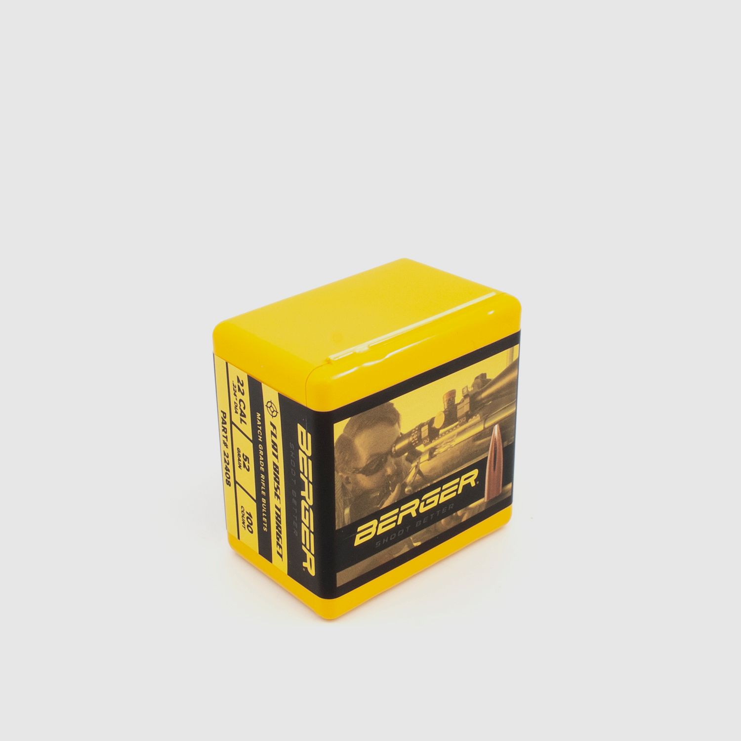 Berger Bullet .22 FB Target 52GR 100 Pieces