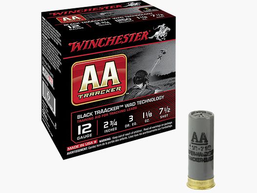 Winchester AA TrAAcker .12/70 32g #7,5 (2,4mm) 25 cartouches