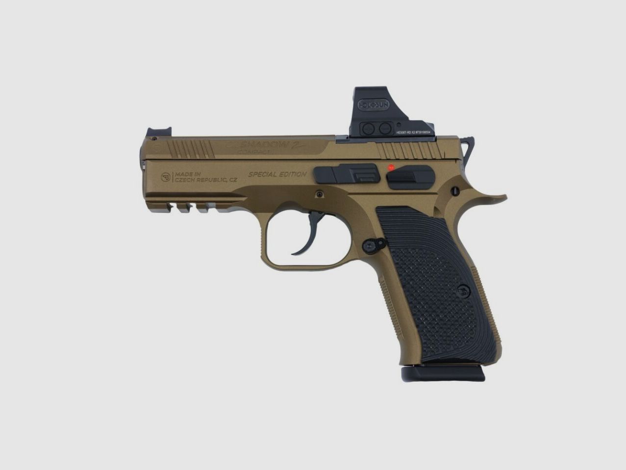 CZ CZ Pistol. CZ Shadow 2 Compact Bronze Holosun SET Special Edition
