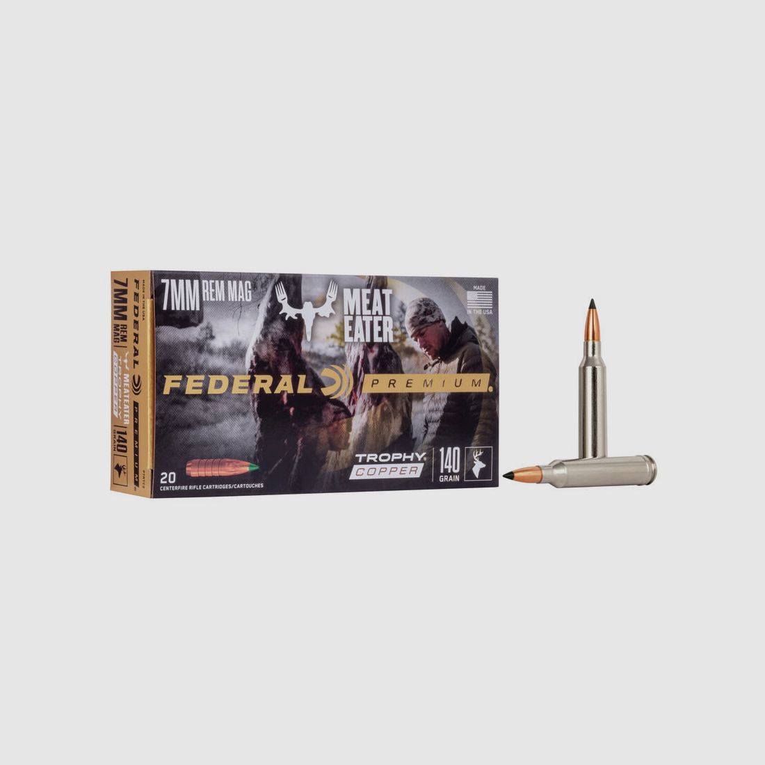 Federal Premium Trophy Copper 7mm Rem. Mag. 140GR 20 cartucce