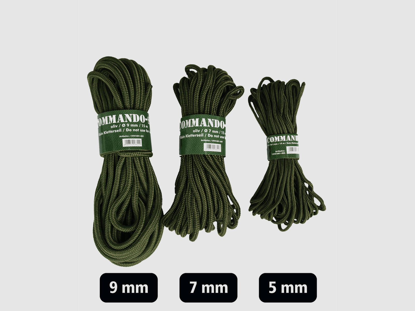 Mil-Tec Paracord Commando corde (olive)