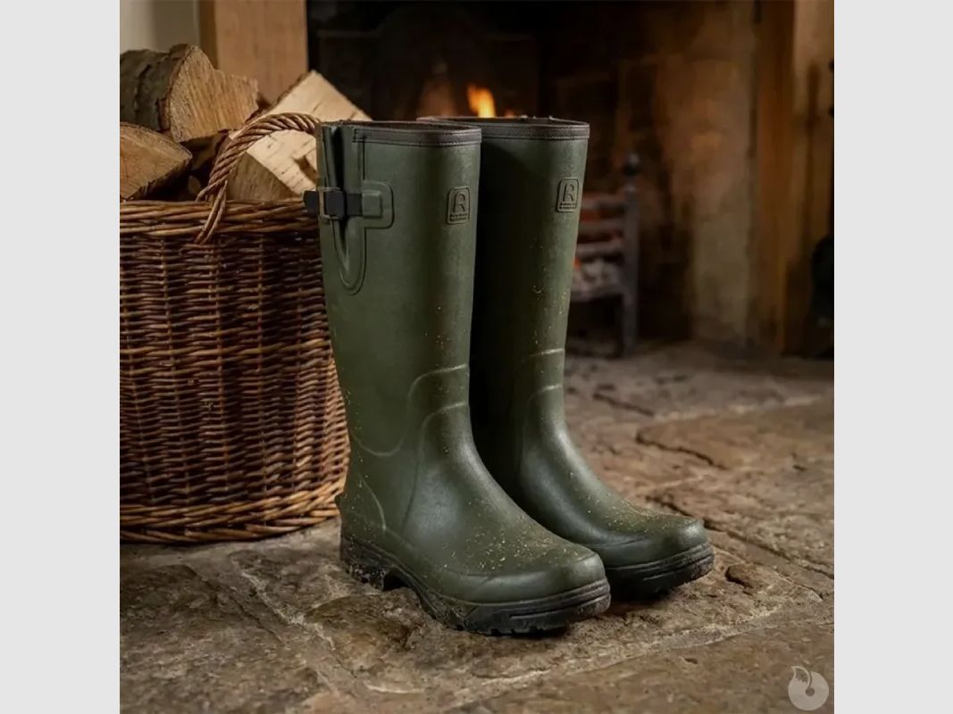 Bottes Rouchette Veneur Neo néoprène 4 mm vertes, image 1 sur 14