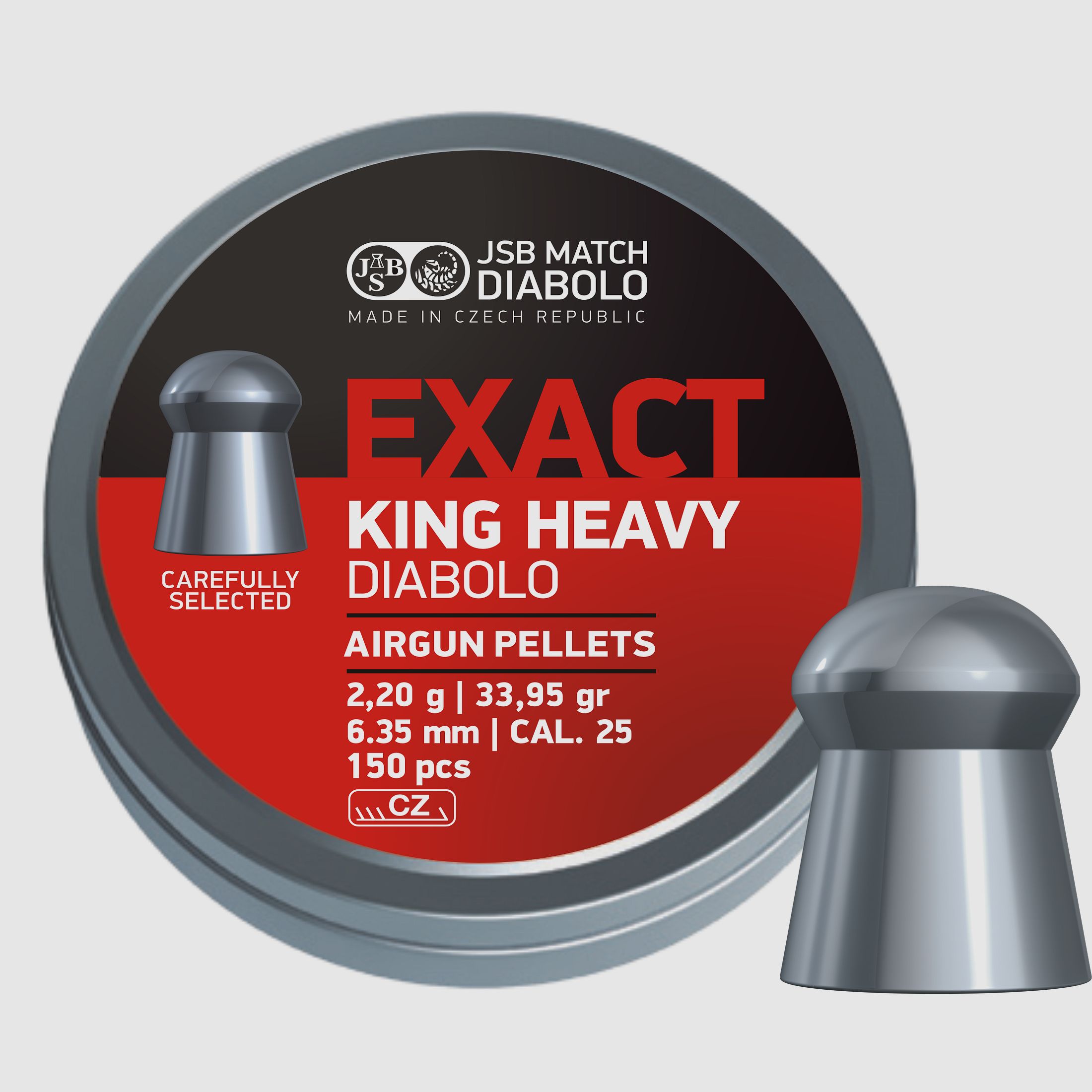 JSB Exact King Heavy MKII, Kal. 6,35mm