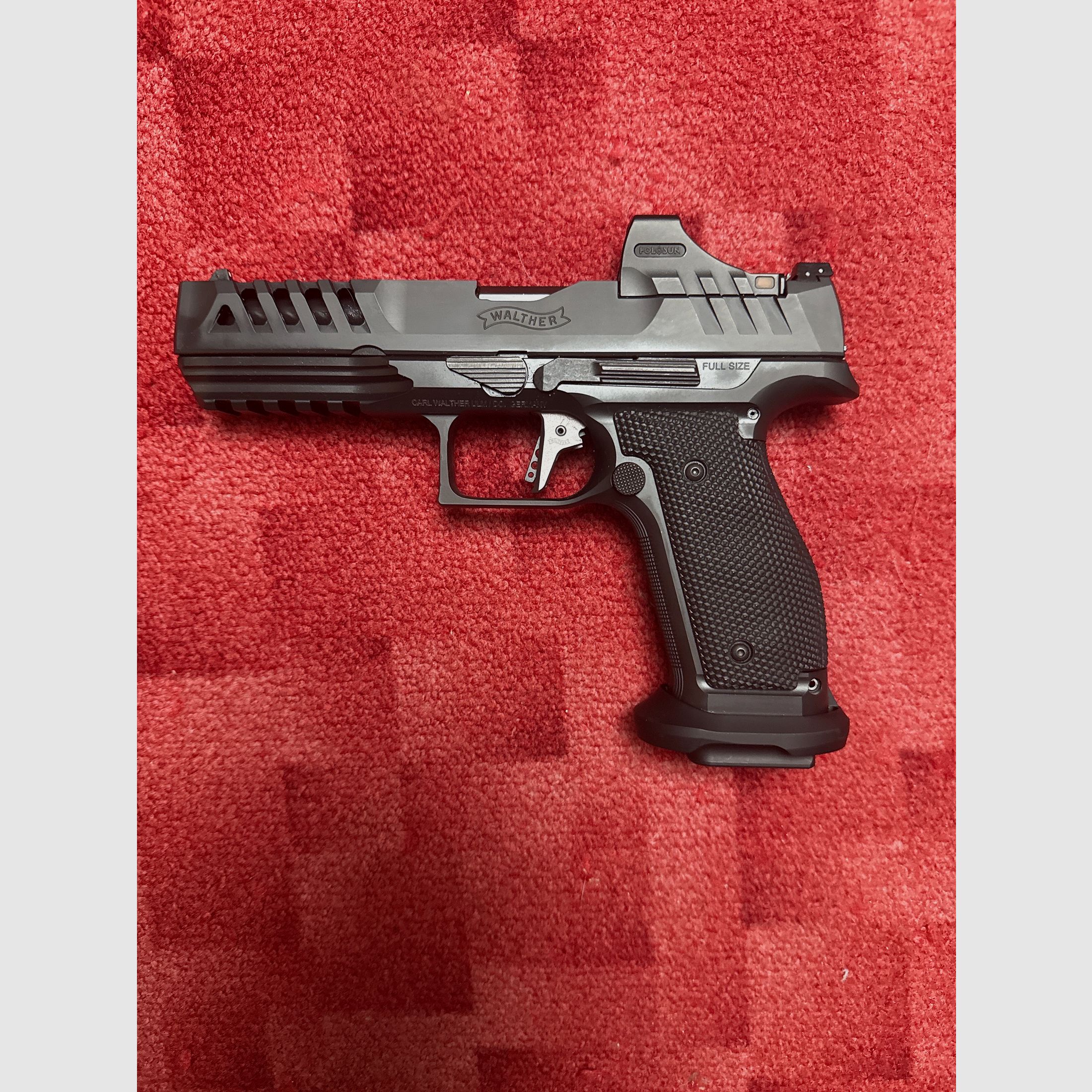 Walther PDP Match Full Size Stahlrahmen mit Reddot