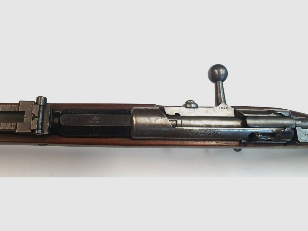Mauser Werke Seltenheit, Repetierbüchse Infanteriegewehr Spandau M71/84 - 11,15x60R