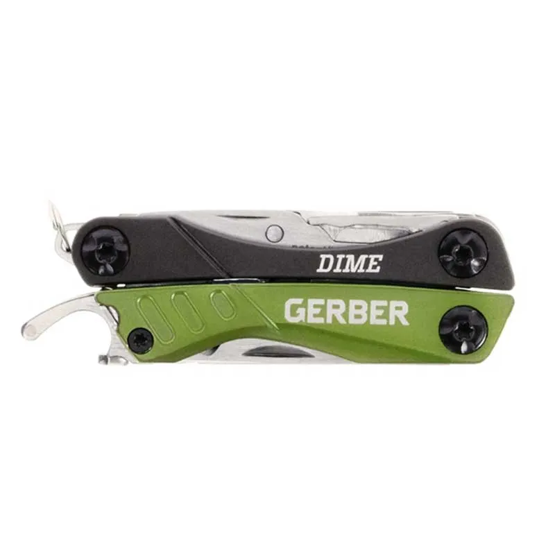 Multiutensile compatto Gerber Dime green, immagine 2 di 2