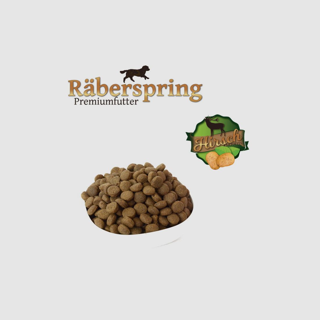 Räberspring Hundefutter Premiumfutter Hirsch 14kg - getreidefrei