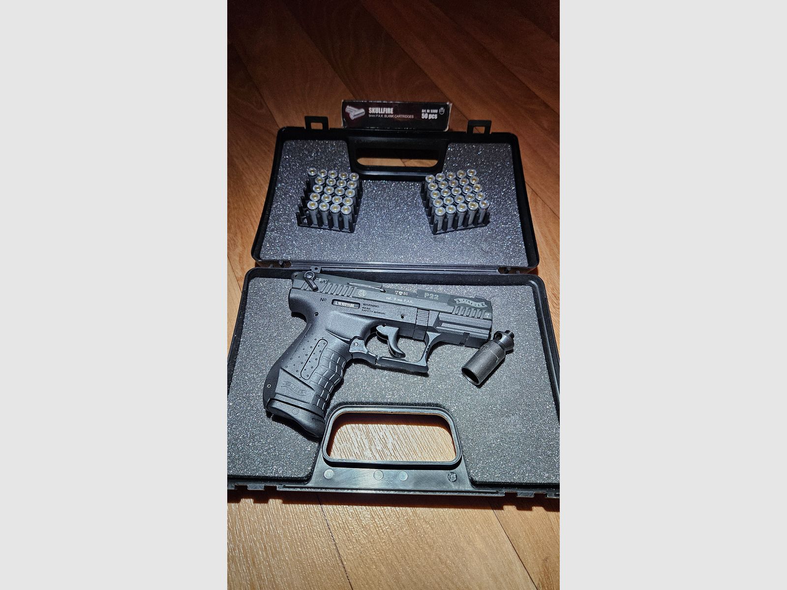 Walther P22 Schreckschuss Pistole 9mm P.A.K. black
