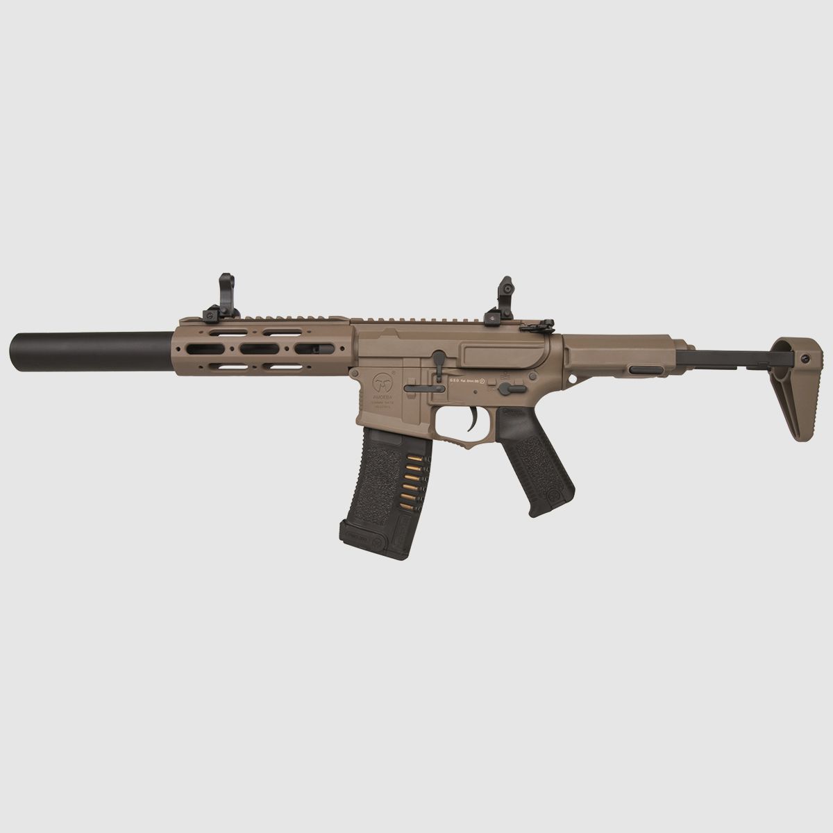 Ares Amoeba M4 014 Dark Earth 6mm - Airsoft S-AEG