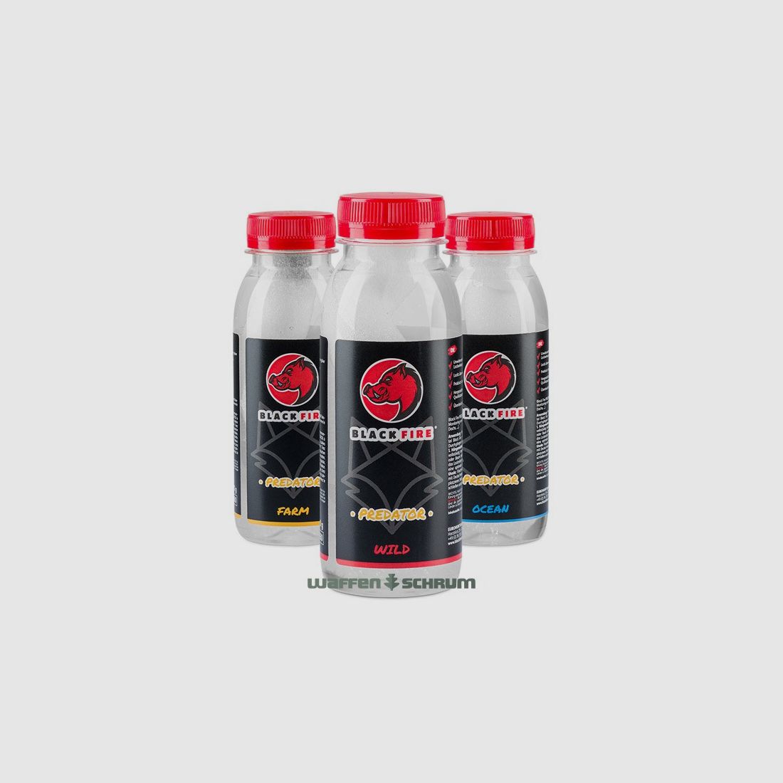 Black Fire Predator Attractant for Predators Farm+Ocean+Wild 3x80g