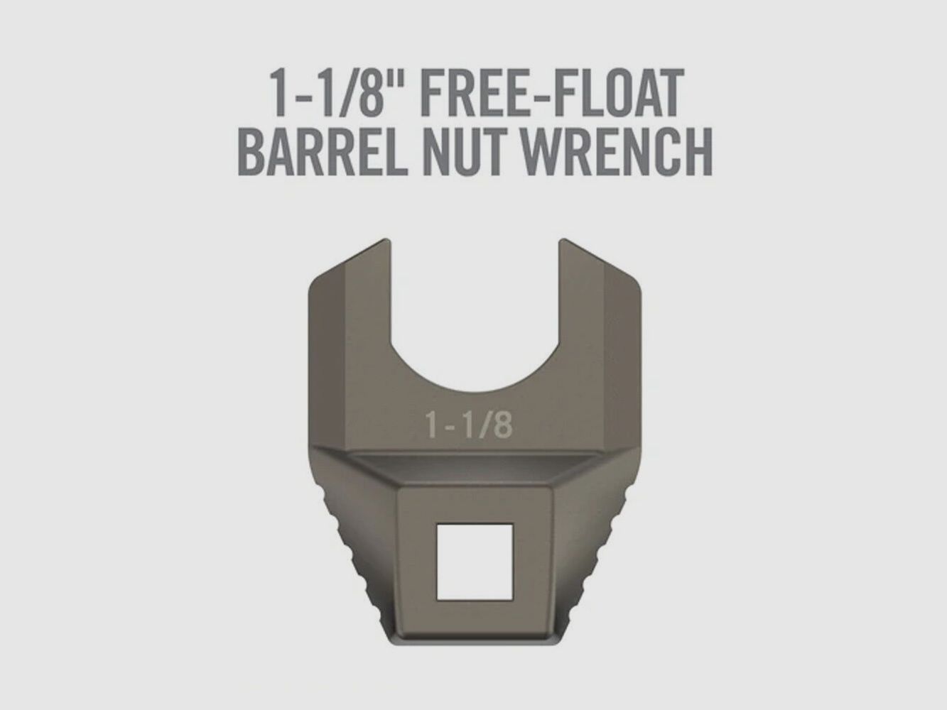 Real Avid Master-Fit Wrench Head 1-1/8” Free-Float Barrel Nut