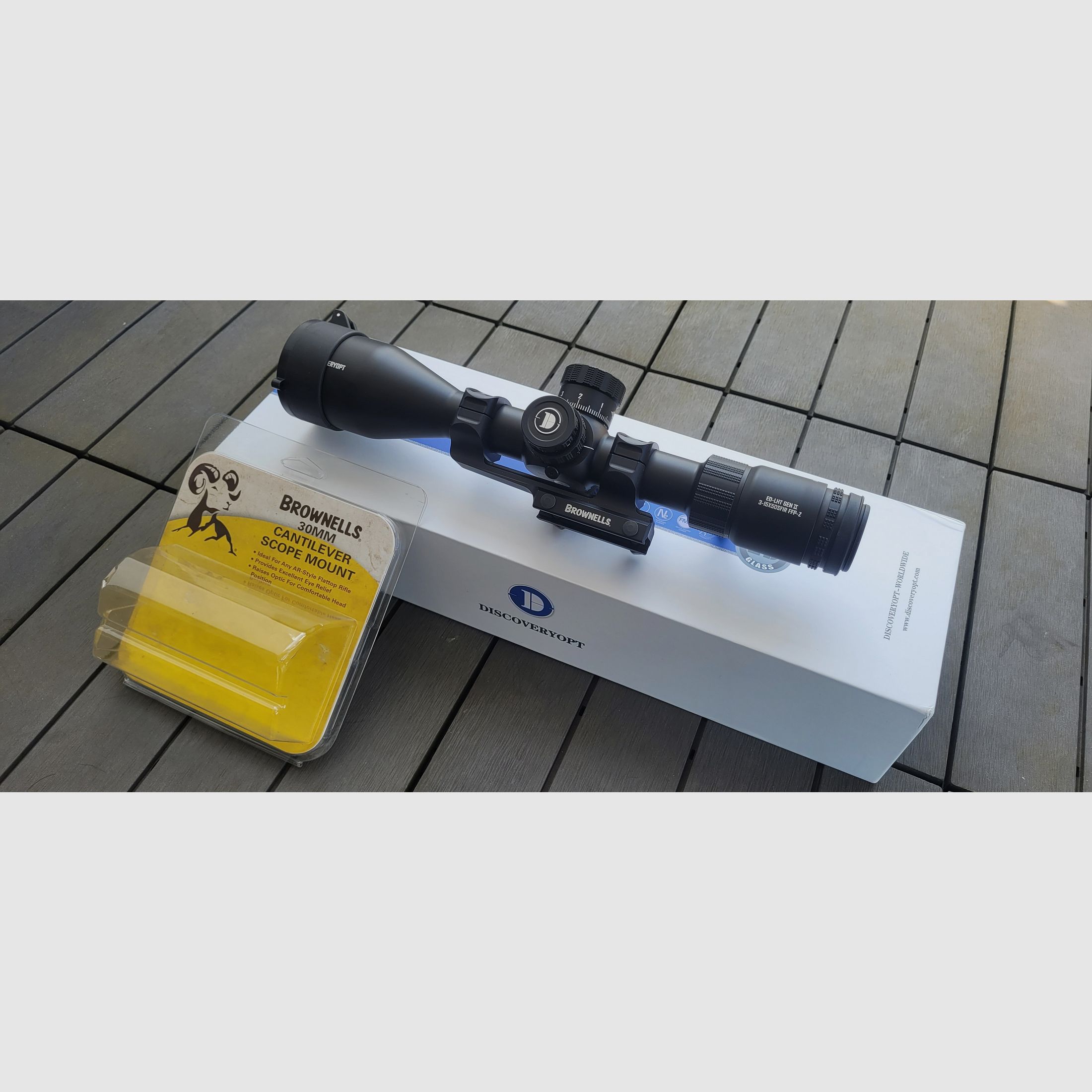 Discovery Optics ED LHT Gen2 3-15X50 FFP mrad