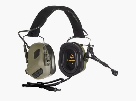 Earmor - Aktywne ochronniki słuchu M32 Plus - Foliage Green - M32-FG PLUS