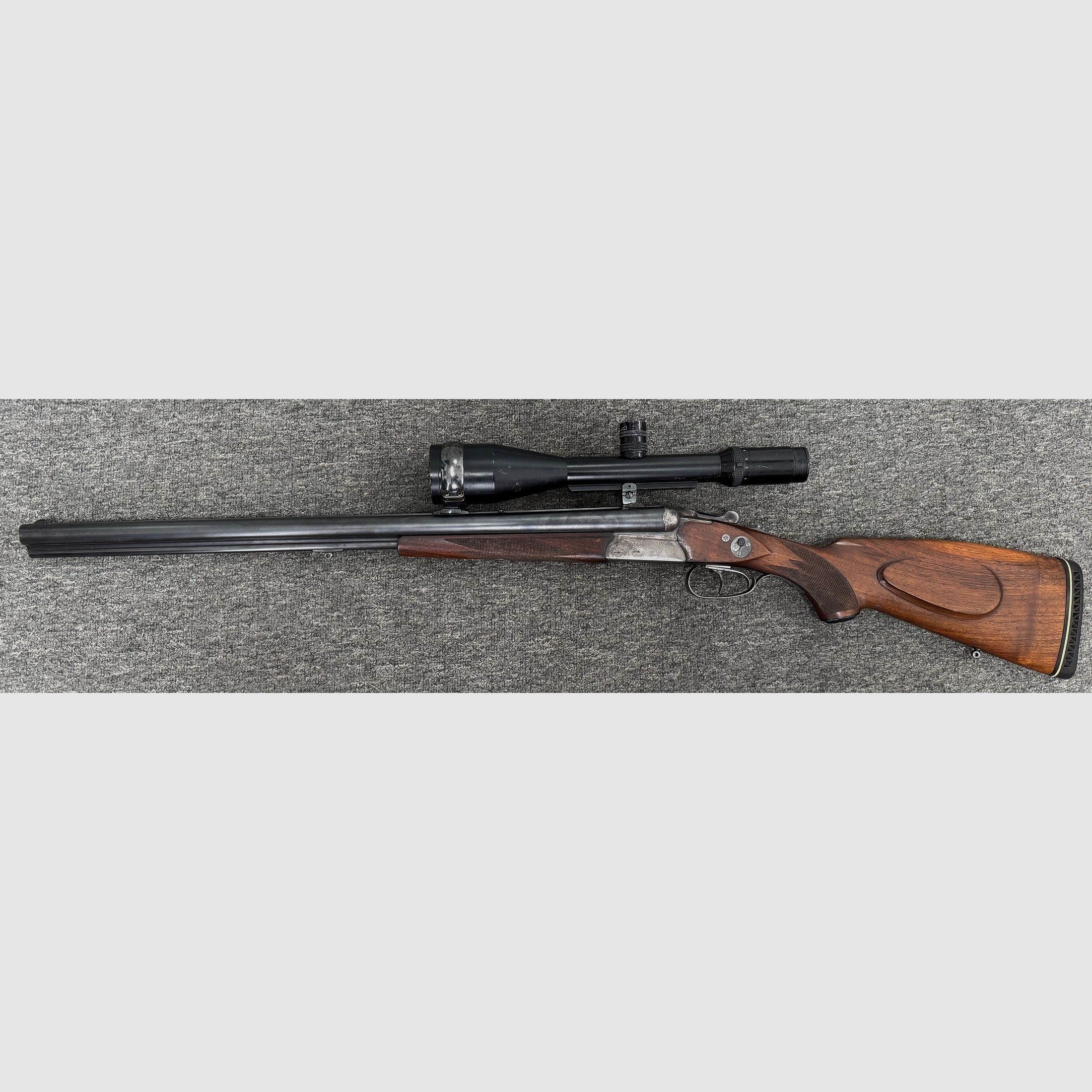 Suhler Drilling .30-06 & .22 Hornet & 12/70 mit Kahles 3-12x56 mit Nachtleuchtpunkt