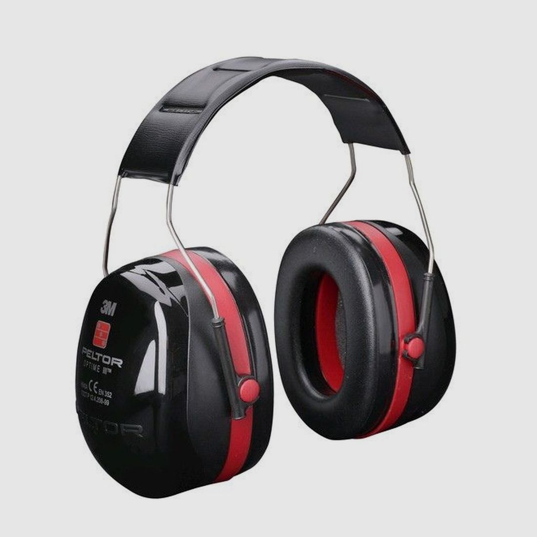 PELTOR Protezione acustica Optime 3, 35 dB, nero-rosso