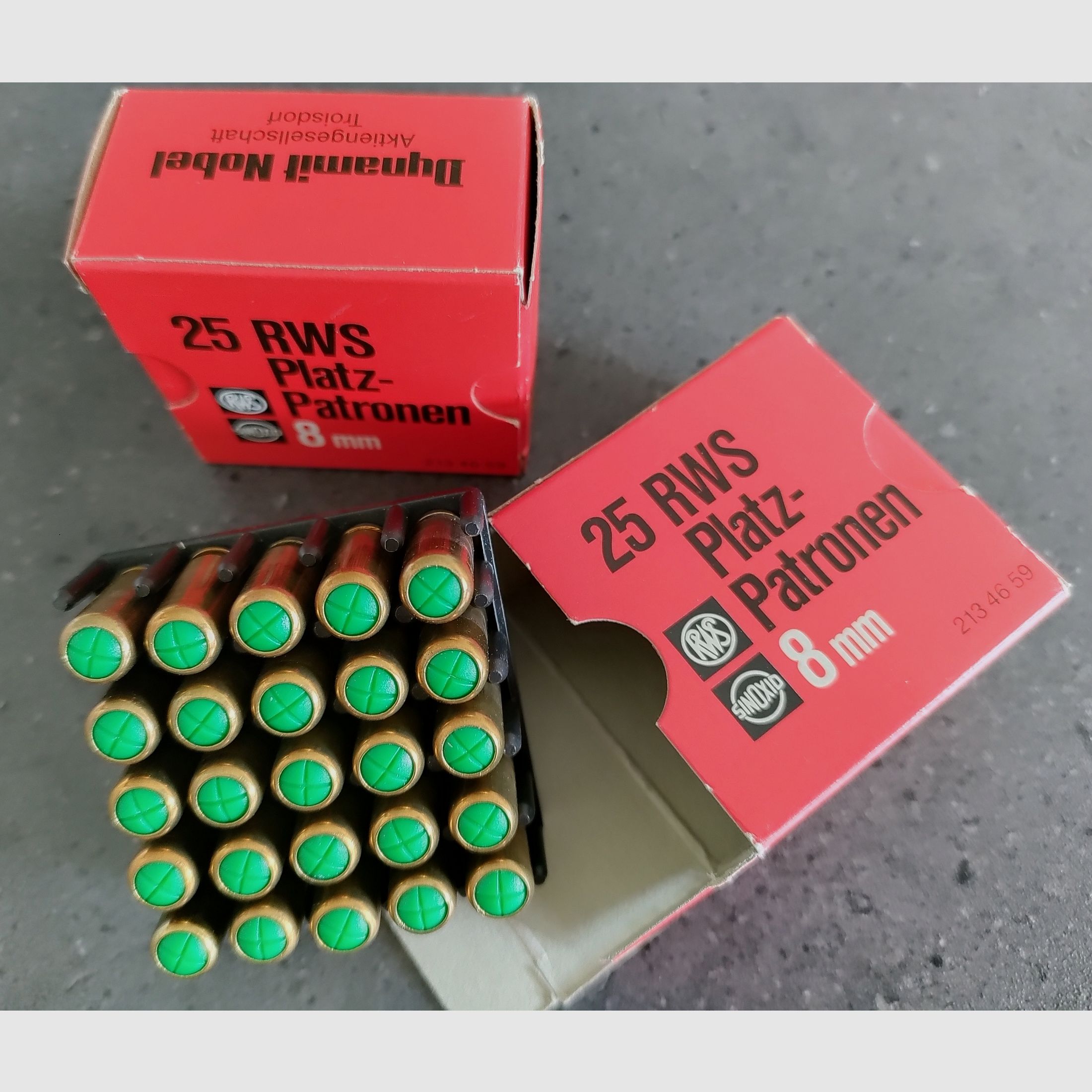 RWS - Platzpatronen 8mm - 25 Stück