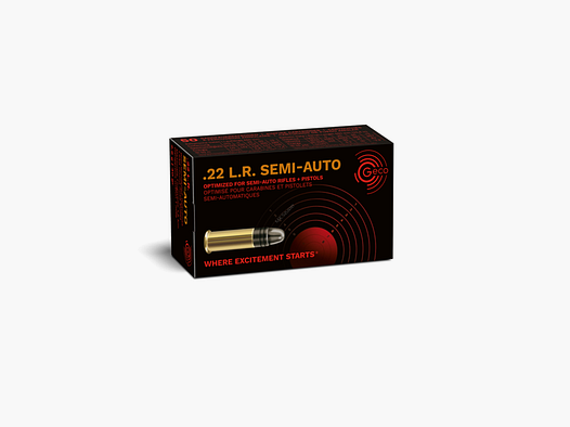 Geco .22 LR Semi-Auto Munition 2,6 g (50 Stück)