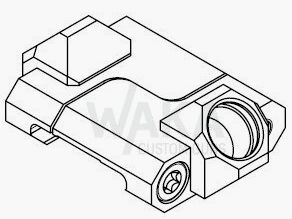B&T Supporto per Cinghia Completo Ambidestro QD 45 Gradi