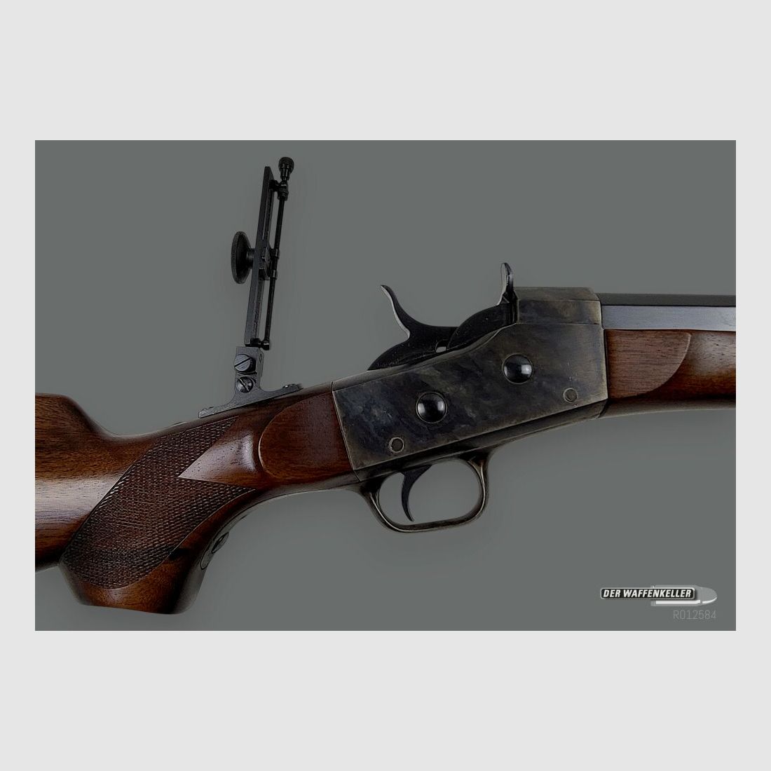 Pedersoli Rolling Block Long Range Creedmoor, imagen 6 de 9