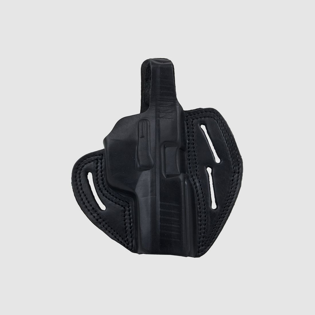 Schnellziehholster Formholster GĂĽrtelholster fĂĽr Schreckschuss Pistole RĂ¶hm RG 96 Leder schwarz