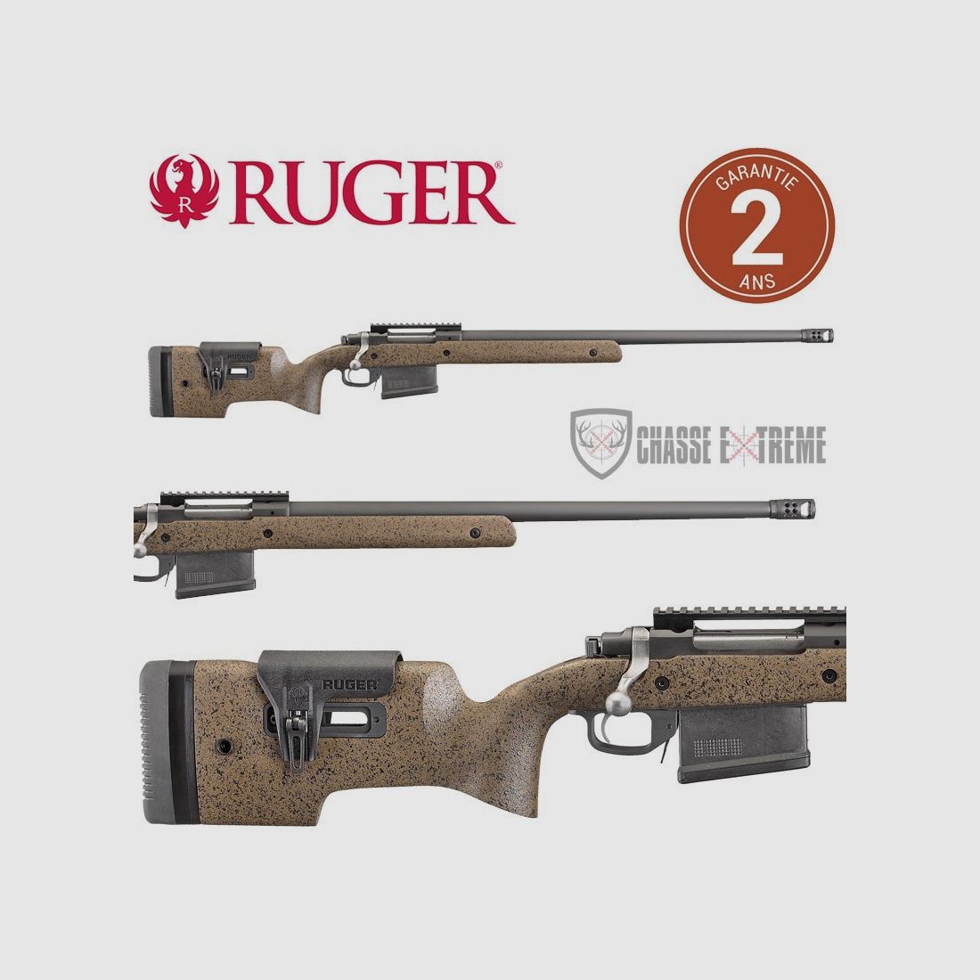 Repetierbüchse RUGER Hawkeye Long Range Target Rpr Kal. 300 Wm