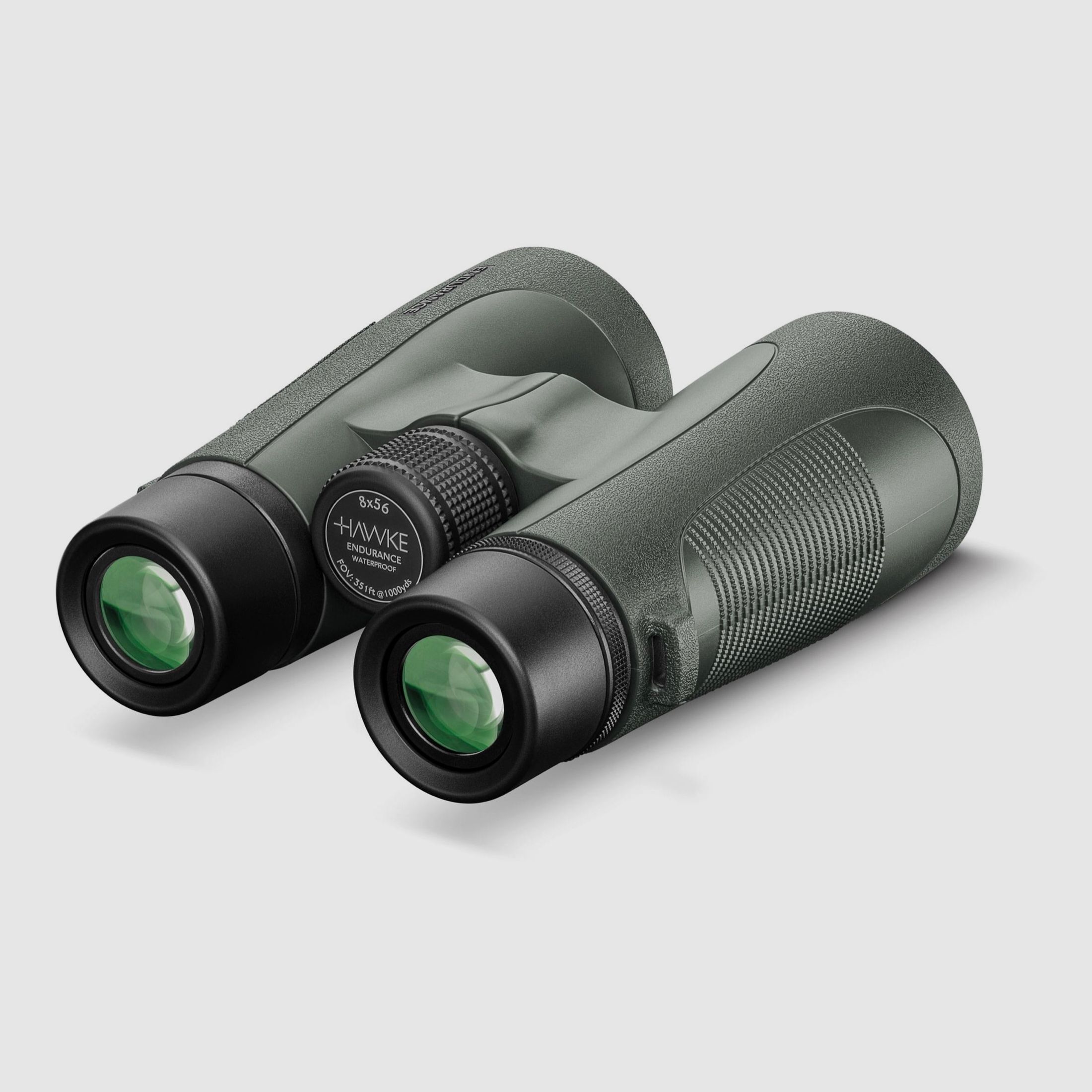 HAWKE 36220 Endurance Fernglas 8x56 mit Tasche und Trageriemen Grün