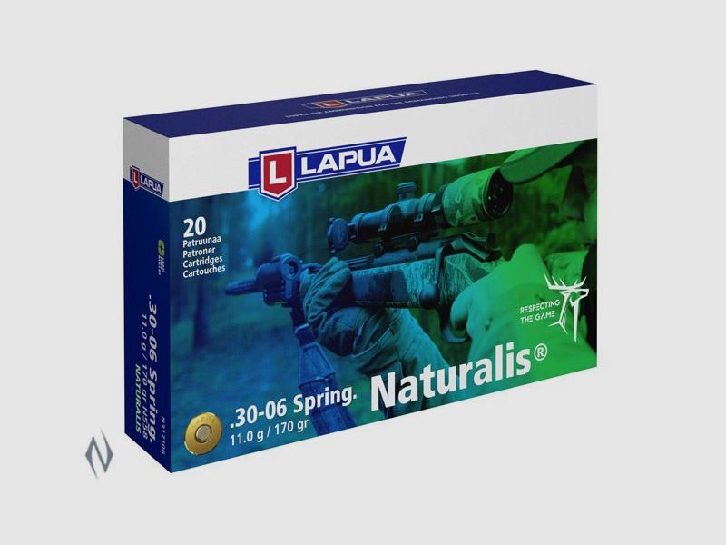 Lapua .30-06Spring Naturalis 11,0g - 169gr.