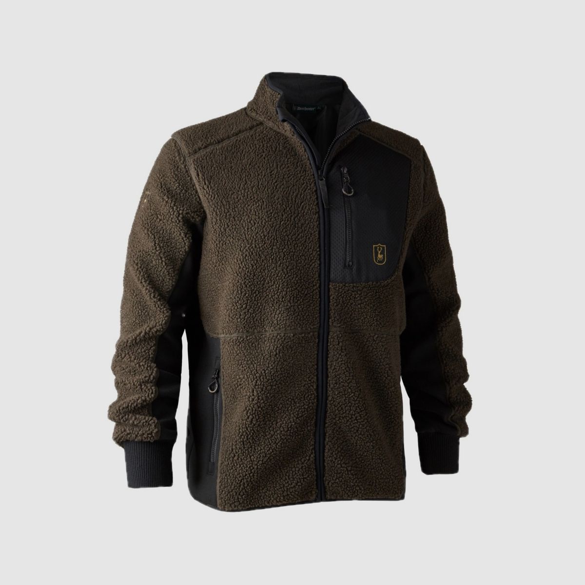 DEERHUNTER Rogaland Chaqueta de piel sintética marrón chocolate