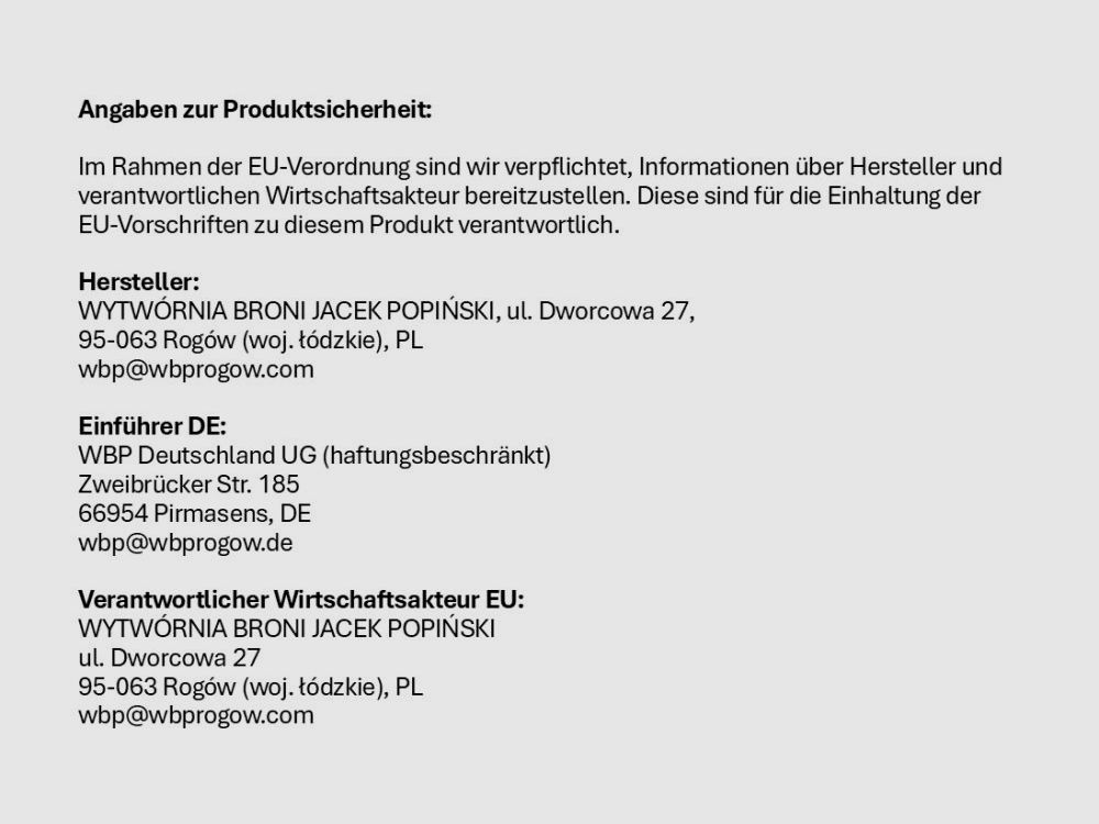 WBP JACK Ha.Fusil 7,62x39 WBP JACK Bois 415mm Canon/ 14mm Rail de montage/ Crosse en bois stratifié (AKM/AK47)