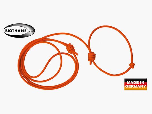 AKAH Biothane round leash with collar