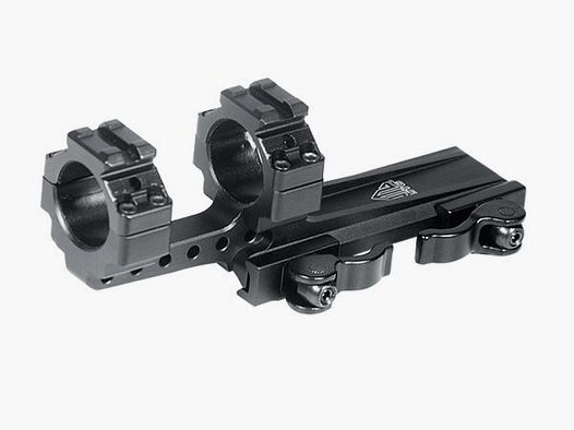 UTG Ø25,4mm Offset Snelle Bevestiging met Picatinny Basis