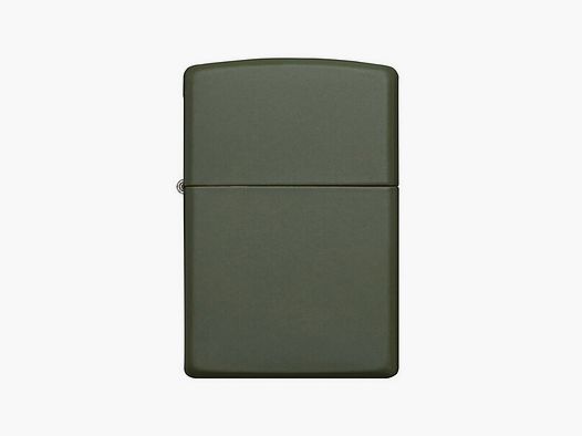 Original Zippo Benzinfeuerzeug matt Grün ( Oliv ) mit lebenslanger Garantie