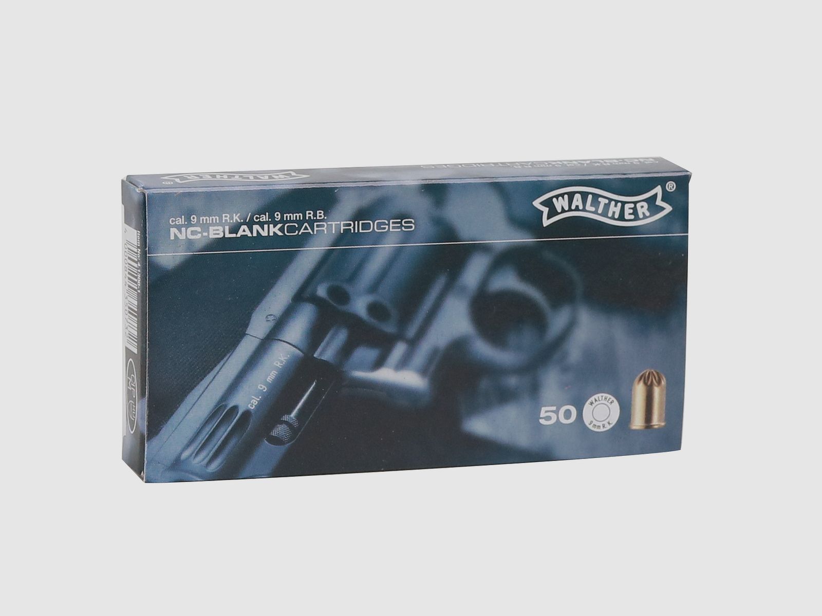 Walther 9mm R.K., Kaliber