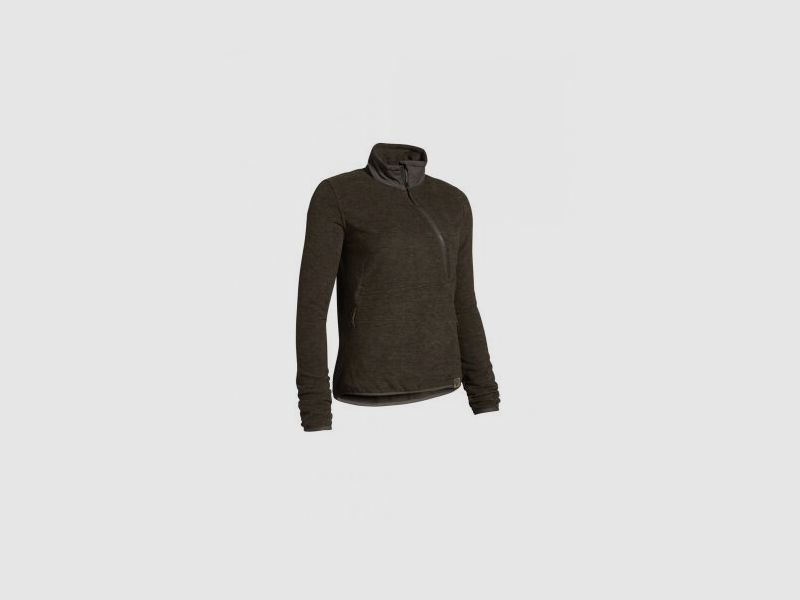 Northern Hunting Damen Fleeceshirt Freja Langarm Oliv 40