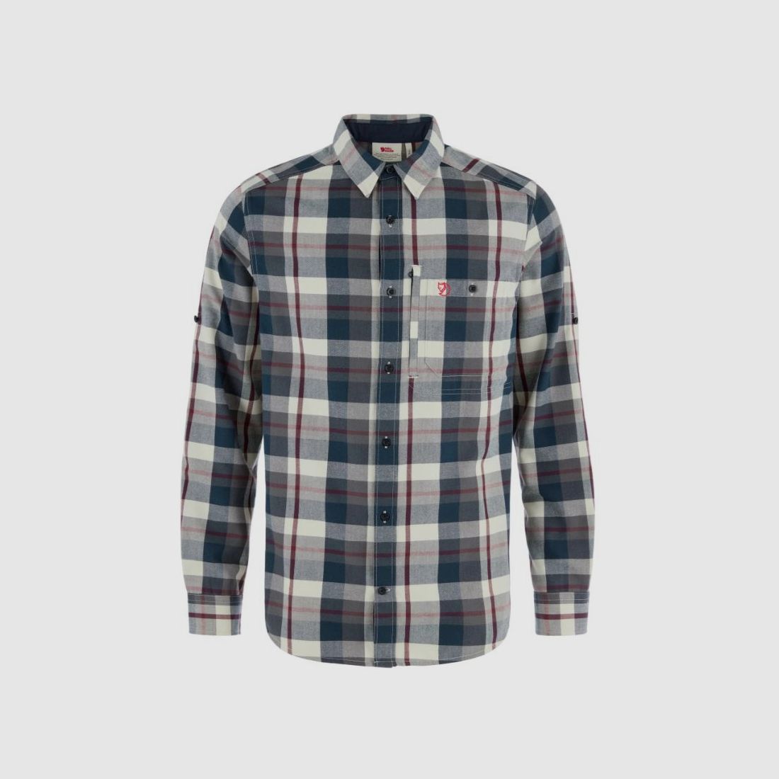 Fjällräven Fjallglim Shirt M Dark Navy-Chalk White, billede 1 af 2