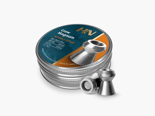 H&N Crow Magnum Hollow Point Diabolo 4,5 mm / 0,60 g / 400 pz