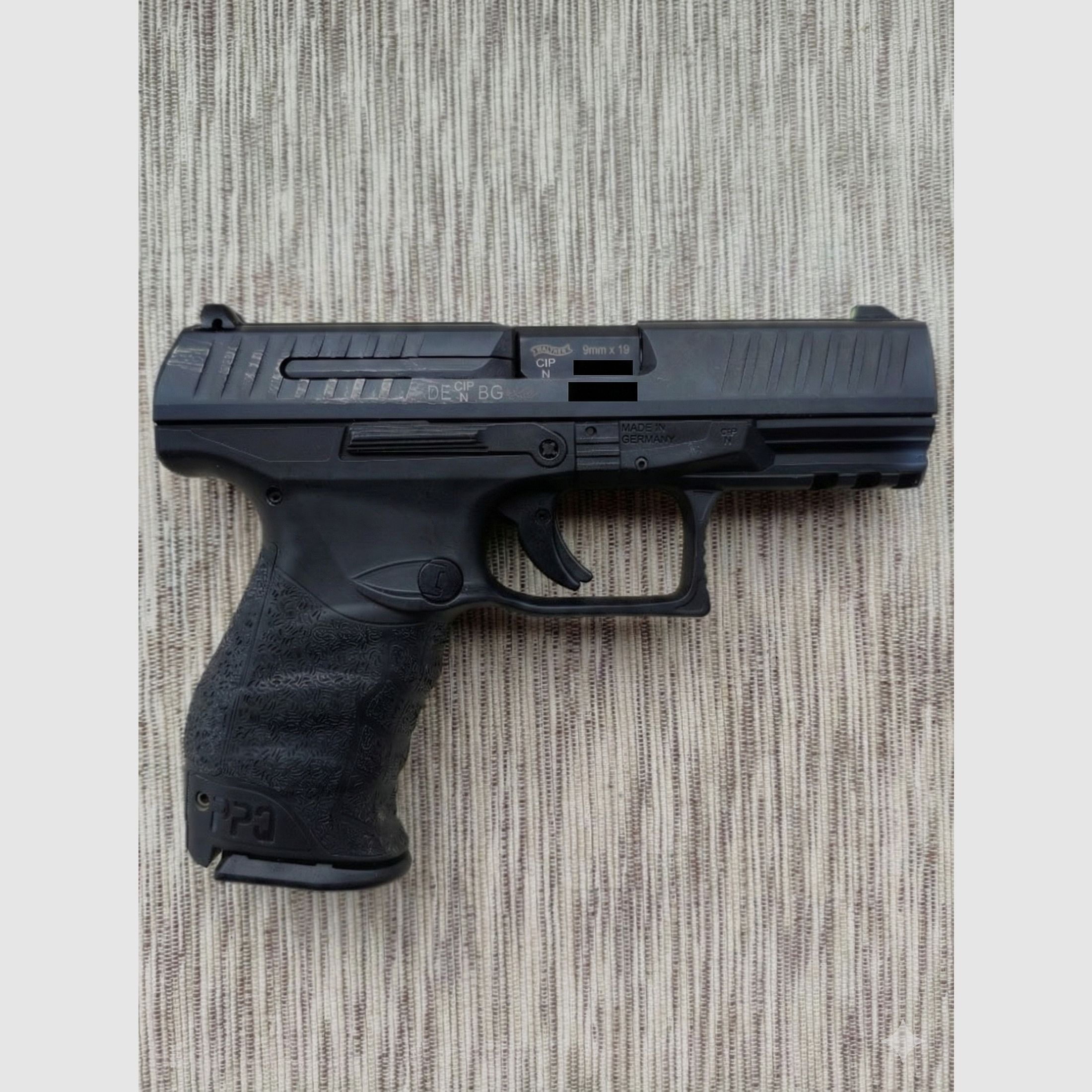 Walther PPQ M2 9x19 FCE****, top Zustand, 500+ Munition + volles Zubehör-Paket!