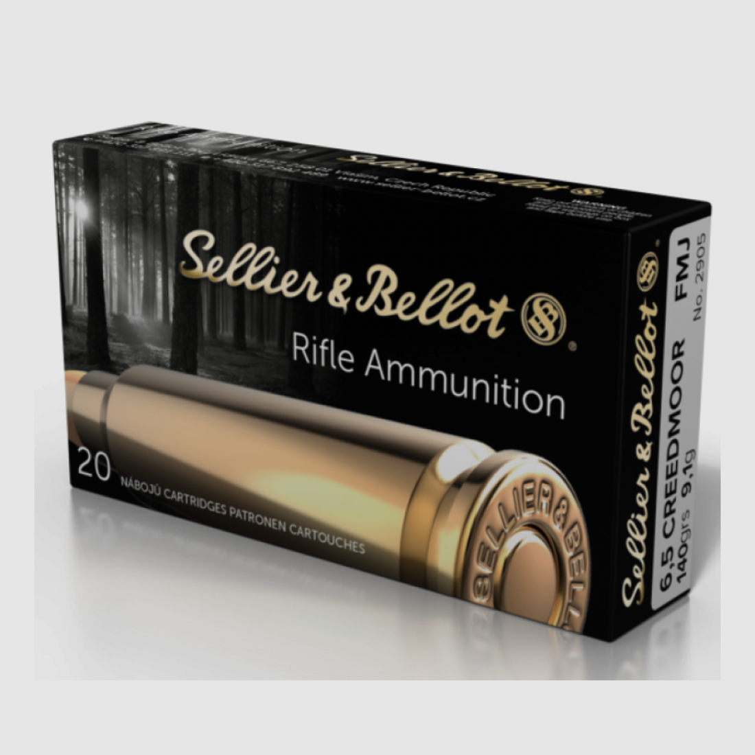 6.5 Creedmoor S&B FMJ 140gr VE20
