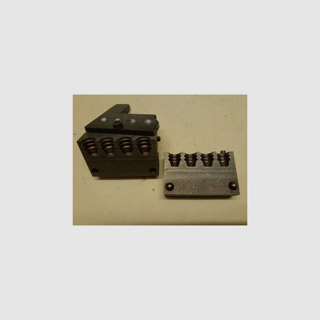 4-fach Kokille Kaliber .452 für Kal. .45 ACP, 170gr 11,0gr von Saeco