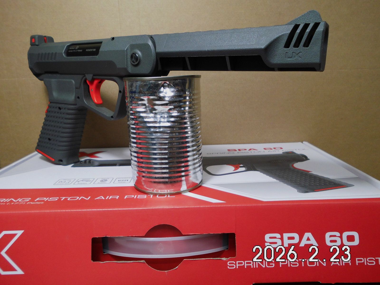 Luftpistole Umarex SPA 60 Knicklauf 4,5mm Diabolo in Originalverpackung mit Bedienungsanleitung. 