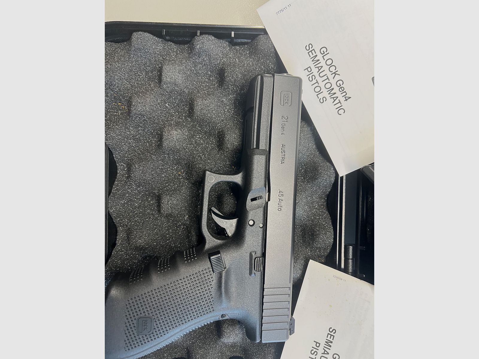 Glock 21 Gen. 4, Selbstladepistole im Kaliber 45 Auto 