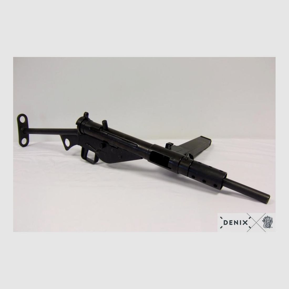 Dekorative Replik Denix Sten Englische MKII - Metall und Holz - Authentische Verarbeitung - Für Sammlung und Dekoration, Bild 9 von 12