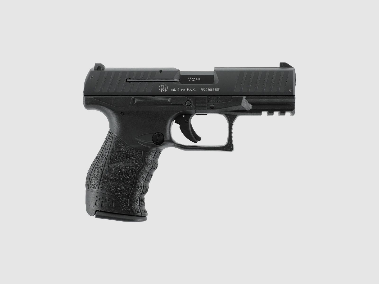 WALTHER PPQ M2 Schreckschuss Pistole 9mm P.A.K. Schwarz