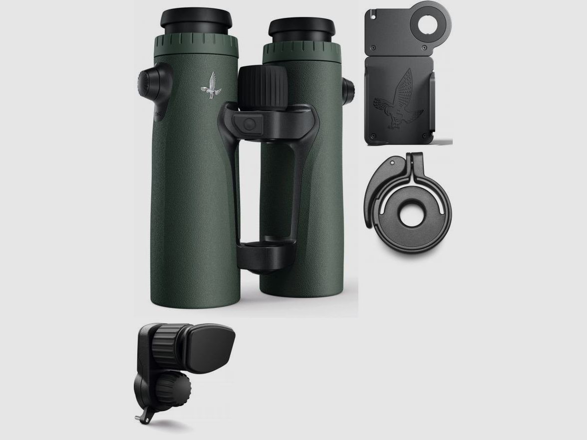 SWAROVSKI OPTIK Swarovski Fernglas EL Range 10x42 TA mit FRR 42 Basispaket Ansitzjagd